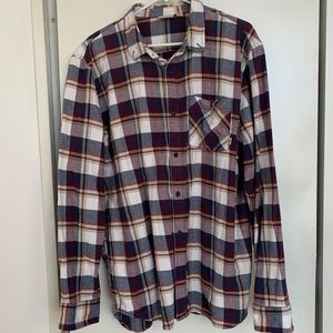 Vans button down front pocket flannel